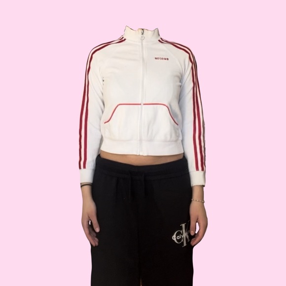 Vintage Adidas ZipUp Sweater - Picture 2 of 5